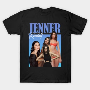 Kendall Jenner Vintage 90s Design T-Shirt